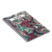 流体カラフル及び液体スパイラルノート ノートブック (右側)