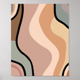 流体カラフル抽象芸術アート ポスター