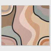 流体カラフル抽象芸術アート ラッピングペーパー (フラット)