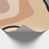 流体カラフル抽象芸術アート ラッピングペーパー (角)