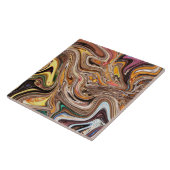 流体カラフル抽象芸術スタイル タイル (側面)