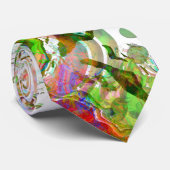 流体サイケデリック抽象芸術ろうけつ染めインク染料 ネクタイ (ロール)