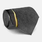 流体スワール大理石ゴールデンブラックネックタイ ネクタイ (ロール)