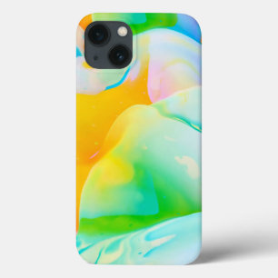 流体ネオン抽象芸術 iPhone 13ケース