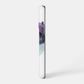 流体フラワーアート iPhoneケース (左側面)