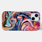 流体マカラフルブリング抽象化 Case-Mate iPhoneケース (裏面 (横))