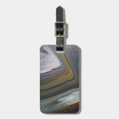 流体モダンアートラゲージタグユニセックス ラゲッジタグ (正面縦)