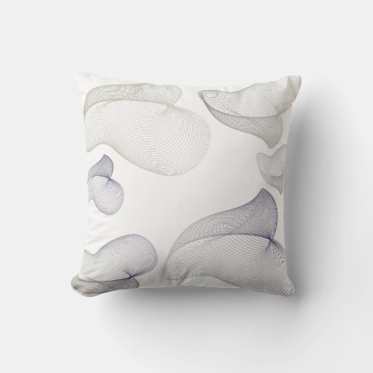 流体モーション抽象芸術アートピロー クッション (正面)