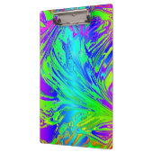 流体レインボー抽象芸術絵を描(ばちゃばちゃ)跳ねる クリップボード (左)