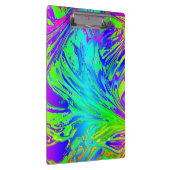 流体レインボー抽象芸術絵を描(ばちゃばちゃ)跳ねる クリップボード (右)