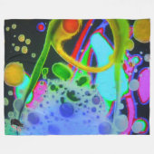 流体休息フリースブランケット フリースブランケット (正面(横))