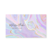 流体大理石の名刺