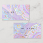 流体大理石の名刺 名刺 (正面/裏面)