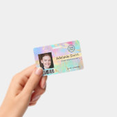 流体大理石アートバッジ バッジ (Handheld)