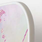 流体大理石アートピックボールパドル ピックルボールラケット (左詳細)