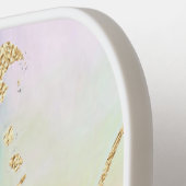 流体大理石アートピックボールパドル ピックルボールラケット (左詳細)