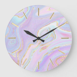 流体大理石デザイン大時計 ラージ壁時計