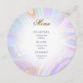 流体大理石メニュー メニュー (正面)