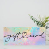 流体大理石製ギフト券 (スタンド正面)