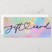 流体大理石製ギフト券 (正面/裏面)