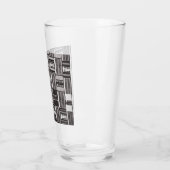 流体対称：ガラスでの抽象デザインの探索 タンブラーグラス (左)