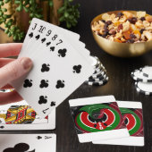 流体式ケニア国旗:モダンデザイン トランプ (インサイチュ)