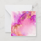 流体抽象芸術アルコールインク | ノートカード (正面)