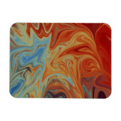 流体抽象芸術パターン マグネット (横)