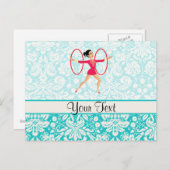 流体操バスケ ポストカード (正面/裏面)