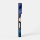 流体波サンセット抽象芸術 iPhone 16ケース (右側面)