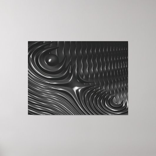 流体波巻きキャンバス キャンバスプリント (正面)