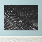 流体波巻きキャンバス キャンバスプリント (インサイチュ (ウッドフロア))