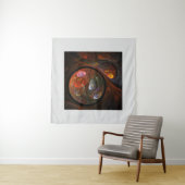 流体的なつながり 現代の宇宙的抽象芸術 タペストリー (インサイチュ)