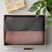 流体絵画のバラ金ゴールドと青 薄葉紙 (ギフト)