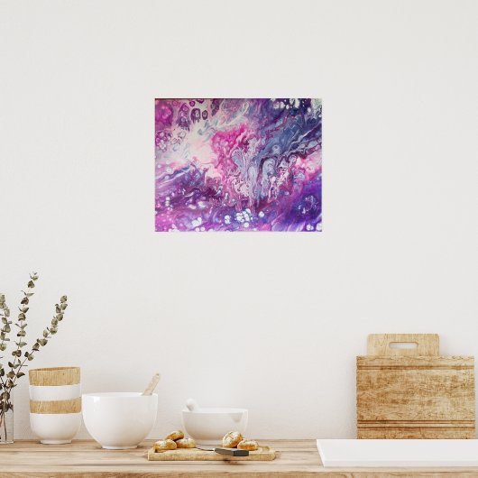 流体芸術4 ポスター (キッチン)