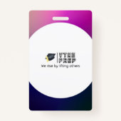 流体速度投薬ラベル バッジ (裏面)