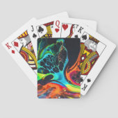 流体鮮やかアートトランプ トランプ (裏面)