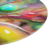 流体、光沢、泡 カッティングボード (角)