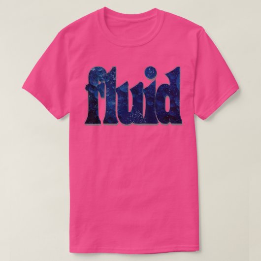 流体 Tシャツ (デザイン正面)