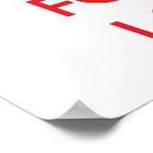 流保論に集中 ポスター (角)