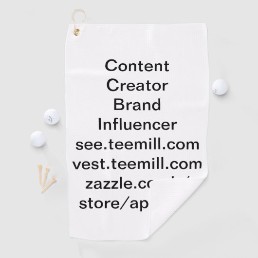 流入者 ゴルフタオル (インサイチュ)