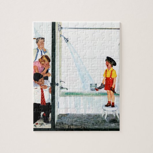 流出のたらい ジグソーパズル (縦)