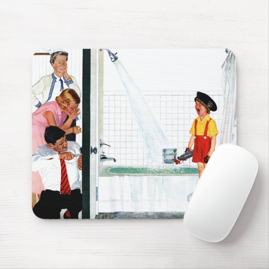 流出のたらい マウスパッド (マウス)