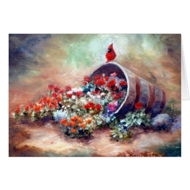 流出の基本的で空白のなカード (正面横)