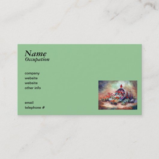 流出の基本的な名刺 名刺 (正面)