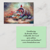 流出の基本的な芸術カード 名刺 (正面/裏面)