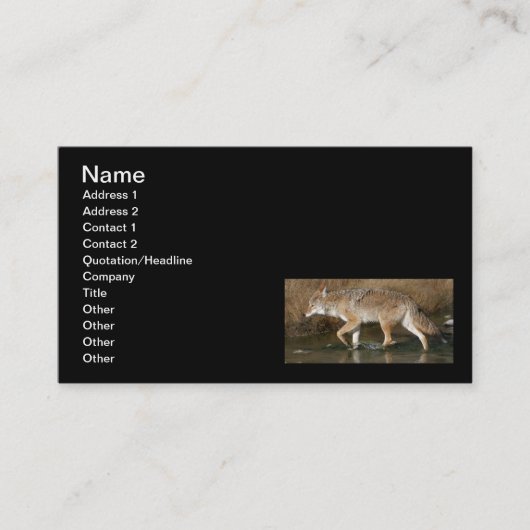 流動動き 名刺 (正面)