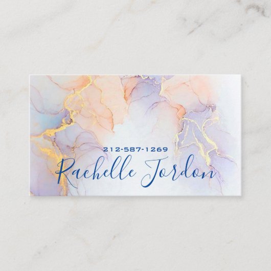 流動性アルコールインク 名刺 (正面)