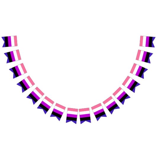 流動性プライド旗 バンティングフラッグ (全)