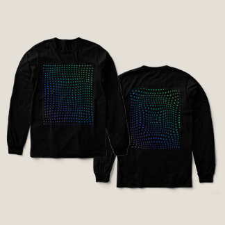 流動液体モーションパターンTシャツ トライブレンドＴシャツ